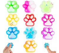 MUNSKT Squishy Gatto, 10 Pezzi Taba Squishy Zampa, Colore casuale, Fufu Squishy, Perfetti Regali di Compleanno, Bomboniere e Decorazioni per la Scrivania Dell'Ufficio