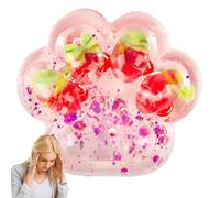 MUNSKT Squishy Zampa gigante, giocattolo per zampa di gatto anti stress zampa, giocattolo squishy a forma di zampa di gatto giocattoli squishy zampa all'ingrosso gatto, Fidget Toys per (Cherry)