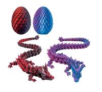 MUNSKT Uova Di Drago, 2 Pezzi Dragon Egg, Uovo Stampato In 3D Con Dragon All'Interno, Casa Arredamento Giocattoli Scrivania Esecutivo, Per L'Autismo ADHD Bambini Adulti