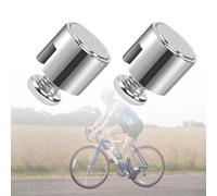 MUNTE 2 Pezzi Magnete a Raggi Magnetici, Argento Contachilometri Bici Magnetismo, Diametro 12 mm Biciclette Tachimetro Magneti, per La Guida Notturna e per Lunghe Distanze