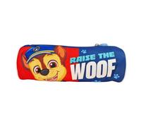 MUNTRADE Astuccio Scolastico Bambino Paw Patrol Rotondo Blu e Rosso