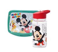 MUNTRADE Set Portapranzo E Borraccia Per Bambini Mickey Mouse