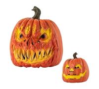 Munweiyu Costume di Halloween da uomo, maschera da zucca horror, maschera spaventosa per feste, decorazione per feste di carnevale, maschera di zucca spaventosa per cosplay