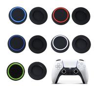 MUNZE 10 Pezzi Tappi Pulsanti In Silicone Copertura Di Protezione Tappi Pulsanti In Silicone Copertura Di Protezione Grip Joystick Cap Analogico,Gommini Joystick Ps4 Per Ps5,Xbox,Ps4 Game Controller.