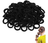 MUNZE 200 Pezzi Elastici Capelli Bambina Neri Piccoli - Mini Legami Elastico Per Coda Di Cavallo Neonati Ragazze Donne