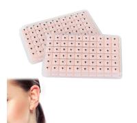 MUNZE Ear Seeds 1200 Pezzi Semi Agopuntura Auricolare Monouso Carta Rosa Dimensioni Standard Kit Digitopressione Multifunzionale Terapia