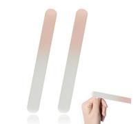 MUNZE Lista Nascita Bebè, 2 Pezzi, Lime Per Unghie In Vetro Rosa Per Bambini, 9Cm X 1Cm X 0.3Cm