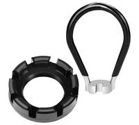 MUNZE Tiraraggi Bici Universale, Bicicletta Tiraraggi, Bicicletta Chiave Tiraraggi 6 In 1 Tira Raggi Regolazione Dei Cerchioni 10-15G.