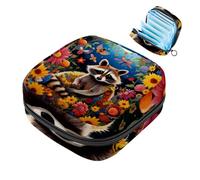 MUOOUM Cool Fire and Darts - Borsa per assorbenti mestruali, portatile, con cerniera, per adolescenti, ragazze, donne e donne, Colore 6, 4.7x6.6x6.6 in/12x17x17 cm