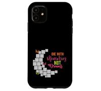 Muori con ricordi, non sogni, farfalla ispiratrice Custodia per iPhone 11