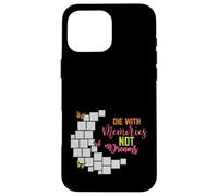 Muori con ricordi, non sogni, farfalla ispiratrice Custodia per iPhone 16 Pro Max