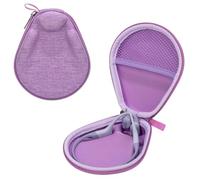 Muorruo Custodia Universale per Cuffie a conduzione ossea, Custodia per Auricolari Compatibile con SHOKZ New OpenRun PRO 2/PRO 2 Mini/OpenRun/OpenSwim Open-Ear Sport Headphones (Viola)