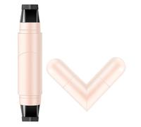Muorruo Penna per Eyeliner Alato con Due Teste Girevoli, Asciugatura Rapida, Lunga Durata, Eyeliner Liquido Resistente all'Acqua, Anti-sbavatura per un Look Occhi da Gatto Facile (Nero)