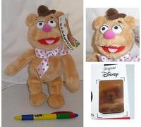 MUPPETS Sesame Street Peluche 20cm FOZZIE BEAR Orso ORIGINALE Ufficiale