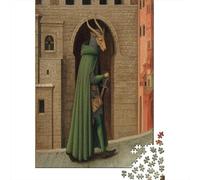 Mura della città medievale Puzzle 1000Pcs Porta ad arco Decorazione Per La Casa. Rilassamento E Intelligence Per Adulti E Bambini Da 14 Anni 38x26cm/1000pcs