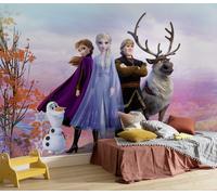 Murale da Ragazza Camera Disney Frozen Carta da Parati Elsa Anna Sorelle Viola