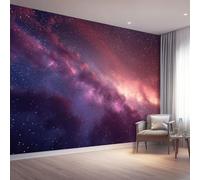 Murale in Carta da Parati Non Tessuta Colorato - Onirique Étoiles Voie lactée Stampato in Alta Definizione - Perfetto per Casa, Ufficio, Ristorante, Hotel - Facile da Installare - 250 x 175 cm
