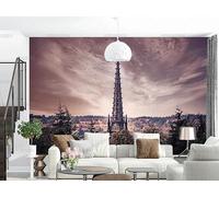 Murale In Tessuto Non Tessuto Torre Della Fotografia Paesaggio Carta Da Parati Decorazione Murale Soggiorno Camera Da Letto Dal Design Moderno 300Cm(W)*210Cm(H)