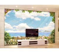 Murale In Tessuto Non Tessuto Vino Della Romana Colonna Paesaggio Carta Da Parati Decorazione Murale Soggiorno Camera Da Letto Dal Design Moderno 450Cm(W)*315Cm(H)
