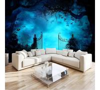 Murales da Parete 3D Arte Da Sogno Arte, Giardino Della Foresta Da Favola Carta da Parati Fotografica di Alta Qualità per Soggiorno e Camere da Letto 250 x 175 cm
