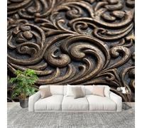 Muralo 200x140cm Incisioni Geometriche Retrò Tessuto Non Tessuto Murale Alla Moda Murale Poster Buio Parati Decorazione Murale Soggiorno Camera Da Letto Dal Design Moderno