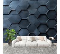 Muralo 250x175cm Arte Geometrica A Nido D'Ape Tessuto Non Tessuto Murale Alla Moda Murale Poster Buio Parati Decorazione Murale Soggiorno Camera Da Letto Dal Design Moderno