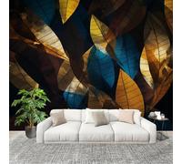 Muralo 300x210cm Pianta Foglia Texture Tessuto Non Tessuto Murale Alla Moda Murale Poster Buio Parati Decorazione Murale Soggiorno Camera Da Letto Dal Design Moderno