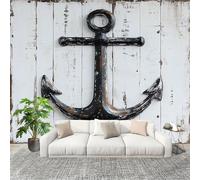 Muralo 300x210cm Tema Dell'Ancora sailing Tessuto Non Tessuto Murale Alla Moda Murale Poster Bianco Parati Decorazione Murale Soggiorno Camera Da Letto Dal Design Moderno