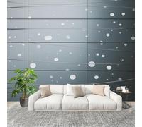 Muralo 350x256 cm Geometria Moderna Dei Punti Tessuto Non Tessuto Murale Alla Moda Murale Poster Grigio Parati Decorazione Murale Soggiorno Camera Da Letto Dal Design Moderno