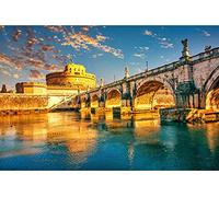 Muralo Carta da Parati Città, Roma, Italia, Edifici - 254x184 cm | Rivestimento murale decorativo disponibile in tessuto non tessuto o autoadesivo, stampa nitida, posa facile, arredo moderno