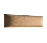 Muralo Pannelli Imbottiti per Pareti in Velluto 100 x 20 cm - Cuscino da Parete Decorativo, Design Moderno e di Lusso per Camera da Letto e Soggiorno - beige