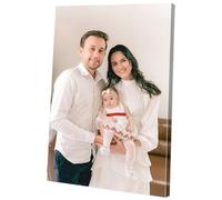 Muralscape Foto su tela personalizzate, stampa fotografica personalizzata con cornice fai da te, poster su tela personalizzata regalo per famiglia, amici, animali domestici, compleanno, ricordi, 30 x