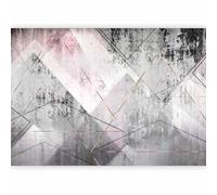 murando - Carta da parati Calcestruzzo 450x315 cm Fotomurali in TNT Murale alla moda Decorazione da Muro XXL Poster Gigante Design Cameretta Carta per Pareti Astratto geometrico grigio a-A-0350-a-a