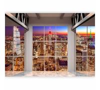 murando - Carta da parati Finestra New York 400x280 cm Fotomurali in TNT Murale alla moda Decorazione da Muro XXL Poster Gigante Design Carta per Pareti Soggiorno Manhattan Citta d-A-0111-a-a