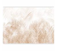 murando Carta da parati Foglie 500x350 cm Fotomurali in TNT Murale alla moda Decorazione da Muro XXL Poster Gigante Design Carta per pareti Natura Foglie di Palma Botanico beige b-A-10300-a-b