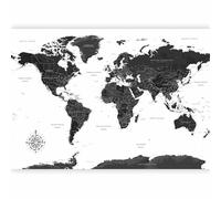 murando - Carta da parati Mappa del mondo 300x210 cm Fotomurali in TNT Murale alla moda Decorazione da Muro XXL Poster Gigante Design Carta per Pareti Soggiorno Viaggio Geografia k-A-0422-a-a