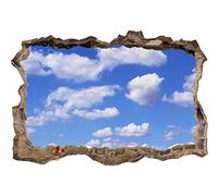 murando - Carta da Parati Moderna Cielo e Nuvole, Effetto Finestra 140x100