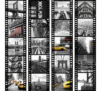 murando - Carta da Parati Moderna per Cameretta, Citt, PURO 10 m | Fotomurali in TNT, Decorazione da Muro XXL, Poster Giganti da Parete, New York, Produzione Europea