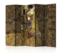 murando - Paravento Decorativo Bifacciale Amore 225x172 XXL 5 Pannelli Divisori - Stampa su due Lati su Tela in TNT - Separe Divisorio per la Casa - Non Trasparente - Gustav Klimt l-A-0001-z-c