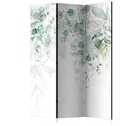 murando - Paravento Decorativo Monofacciale Foresta 135x172 cm 3 Pannelli Divisori - Stampa su un Lato su Tela in TNT - Separe Divisorio per la Casa Simpatici Legno - Verde b-C-0615-z-b