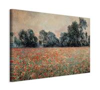 murando - Quadro Acustico Claude Monet 120x80 cm 1 Pezzo Schiuma Acustica Quadri Stampa su Tela - Protezione dai Rumori Fonoassorbente Decorazione Parete Ufficio Campo Papaveri l-F-15050-b-a