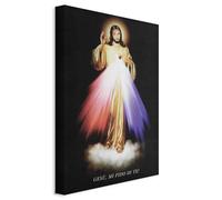 murando - Quadro Acustico Verticale Gesù, confido in Te 40x60 cm 1 Pezzo - Stampa su Tela Schiuma Acustica - Quadri Pannelli Fonoassorbenti Moderni - Acustiche Camera da Letto - n-B-10021-b-a