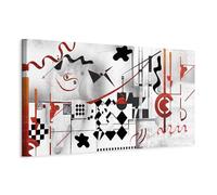murando Quadro Astratto come Wassily Kandinsky 150x50 cm 1 pezzo Stampa su tela XXL Immagini moderni Murale Fotografia Grafica Decorazione da parete come dipinto l-A-0020-b-a