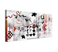 murando Quadro Astratto Wassily Kandinsky 120x60 cm 1 Pezzo - Stampa su Tela Canvas con Struttura - Quadri Moderni Camera da Letto - Murale Arte Decorazioni da Parete Immagini Decori - l-A-0023-b-a