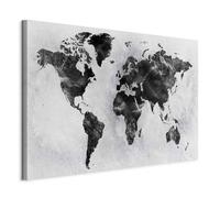 murando - Quadro Cemento 120x80 cm 1 Pezzo - Stampa su Tela Canvas con Struttura - Quadri Moderni Camera da Letto - Murale Arte Decorazioni da Parete Immagini Decori - Continenti k-A-0408-b-a