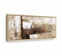 murando - Quadro con Cornice Nera Astratto 150x50 cm 1 Pezzo - Stampa su Tela - Quadri con Cornici Moderni Soggiorno XXL Grandi - Decorazioni da Parete - Telaio in Legno - per Casa a-A-0331-b-d