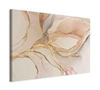 murando - Quadro con Cornice Nera su Tela Piante 90x60 cm 1 Pezzo - Quadri con Cornici Camera da Letto - Canvas con Struttura Telaio in Legno - Stampe da Parete - Moderni Simpatici Marmo a-C-0193-b-a