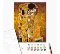 murando - Quadro da Dipingere con i Numeri Adulti Il Bacio Klimt 40x50 cm