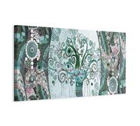 murando - Quadro Gustav Klimt 120x40 cm 1 Pezzo - Stampa su Tela Strutturata XXL Grande - Quadri Moderni Soggiorno Grandi - Stampe da Parete Murale Arte Moderno Pittura - Astratto