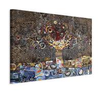 murando Quadro Gustav Klimt 120x80 cm 1 Pezzo - Stampa su Tela Strutturata XXL Grande - Quadri Moderni Soggiorno Grandi - Stampe da Parete Murale Arte Moderno Pittura - Albero Astratto l-A-0050-b-a